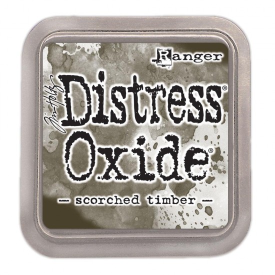 Distress Oxide Ink Pad - Tim Holtz - couleur «Scorched Timber»